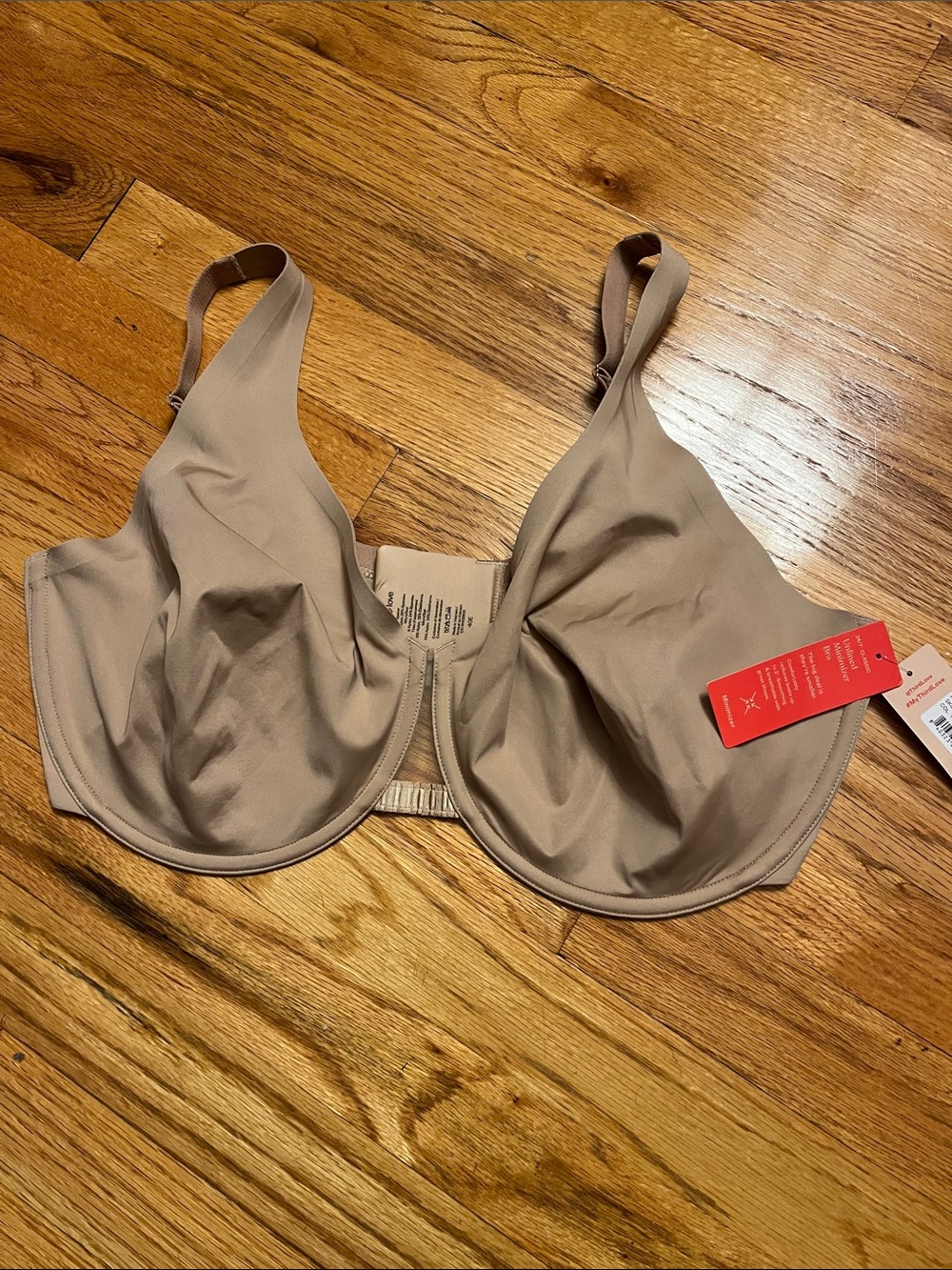 ThirdLove Beige Underwire Full Coverage Minimizer Bra